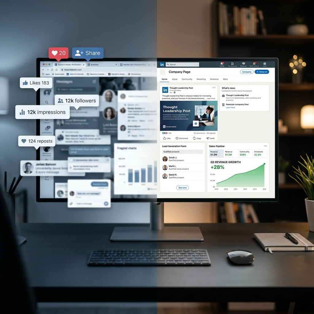 From noise to clarity, signal vs noise on LinkedIn